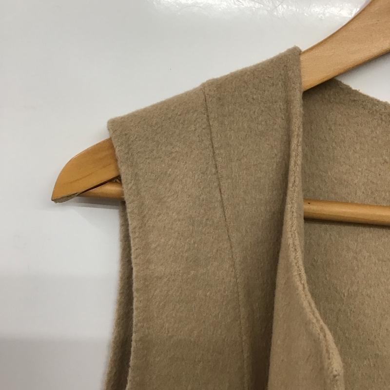 ザラ ZARA ベスト ベスト 7522 254 704 ロングベスト ロングジレ XS 無地 ベージュ / ベージュ /  レディース USED 古着 中古 10142232