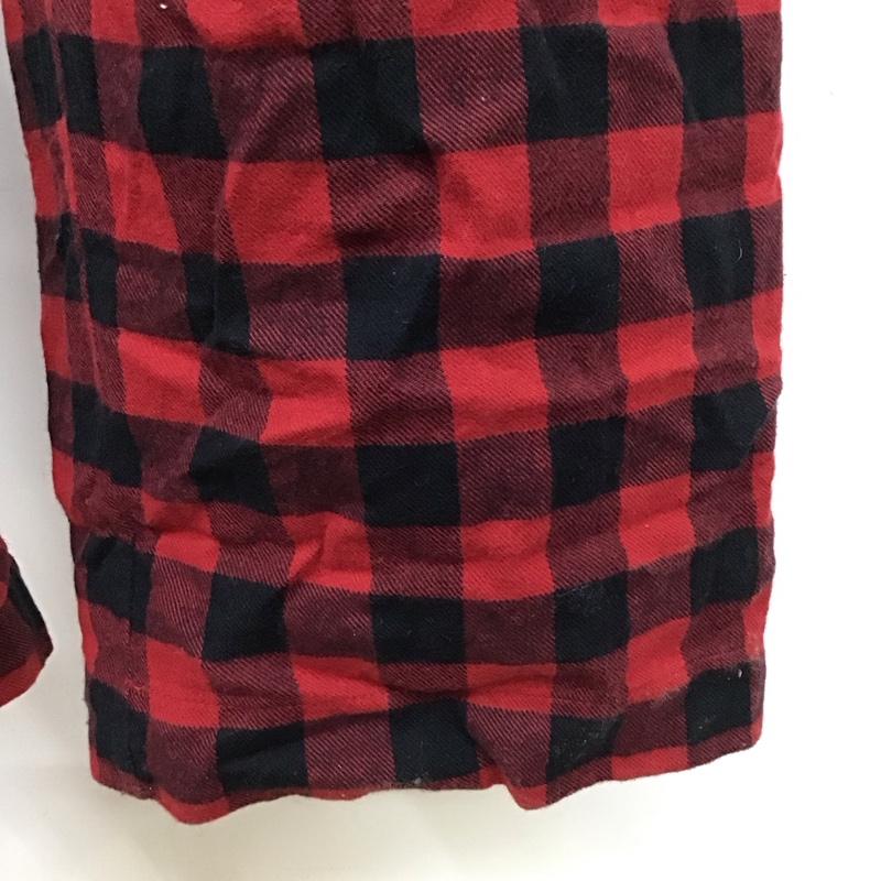 ポロバイラルフローレン Polo by RALPH LAUREN ボトムス ボトムス コットン イージーパンツ L チェック 黒 / ブラック / X 赤 / レッド /  メンズ USED 古着 中古 10114959
