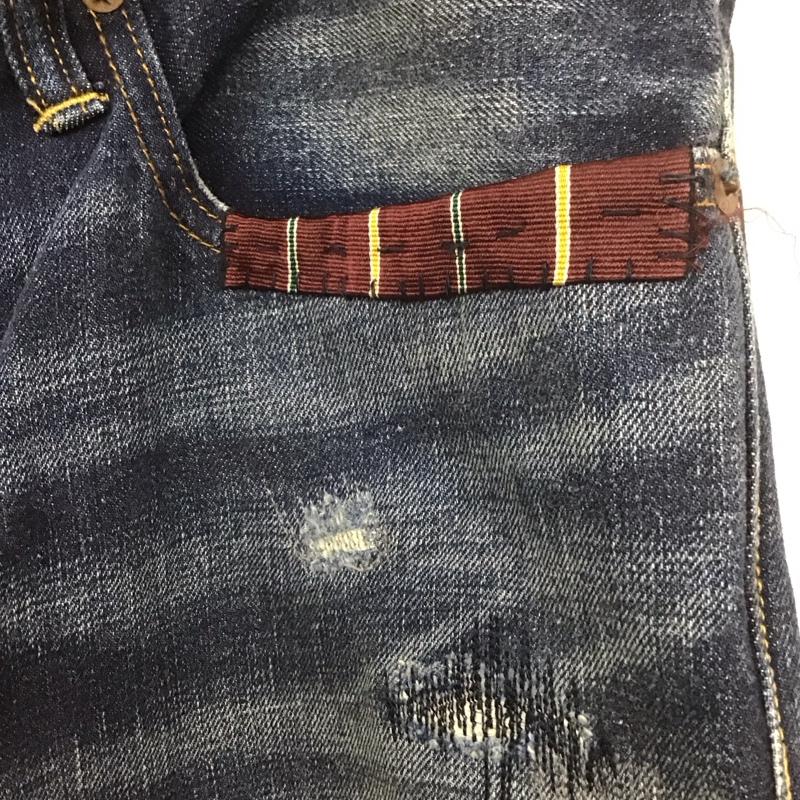 ポロラルフローレン POLO RALPH LAUREN パンツ デニム、ジーンズ デニムパンツ スリムパンツ ジーンズ カジュアルパンツ ストレッチパンツ 36 無地 インディゴ / インディゴ /  メンズ USED 古着 中古 10107760