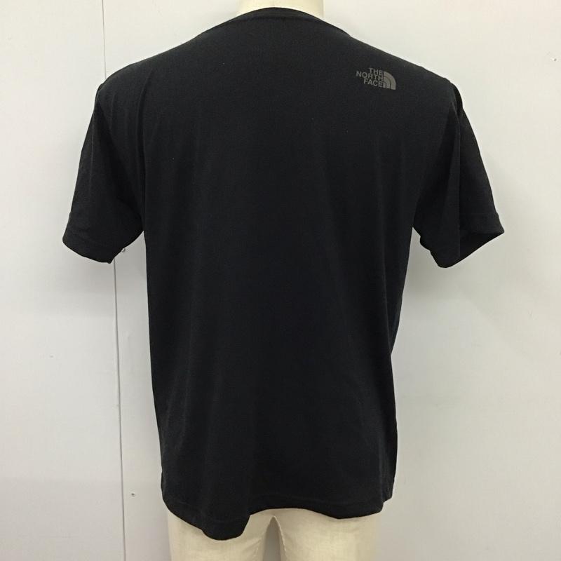 ザノースフェイス THE NORTH FACE Tシャツ 半袖 NT31620 クルーネック プリント L ロゴ、文字 黒 / ブラック /  メンズ USED 古着 中古 10115600