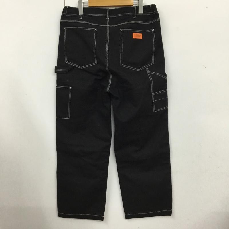 ユニバーサルオーバーオール UNIVERSAL OVERALL パンツ ワークパンツ、ペインターパンツ L 無地 黒 / ブラック /  メンズ USED 古着 中古 10109969