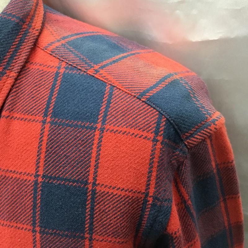 デラックス DELUXE シャツ、ブラウス 長袖 長袖シャツ カラーシャツ ポケットシャツ 長袖カットソー チェックシャツ L チェック マルチカラー / マルチカラー /  メンズ USED 古着 中古 10117541