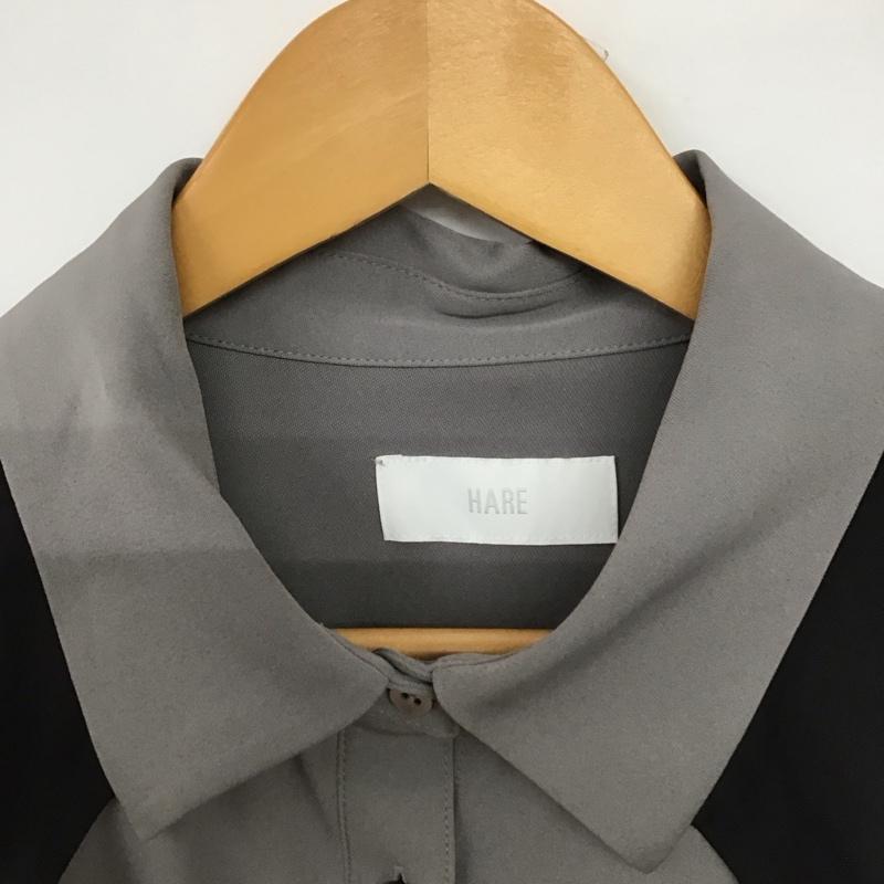 ハレ HARE ワンピース ロングスカート HAL07191AD FREE 無地 黒 / ブラック / X 灰 / グレー /  レディース USED 古着 中古 10147921