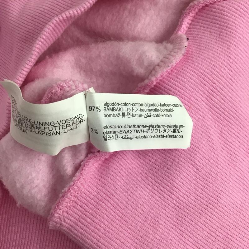 ザラ ZARA パーカー 長袖 ジップアップパーカー 長袖パーカー カジュアルジャケット M 無地 桃 / ピンク /  レディース USED 古着 中古 10145435