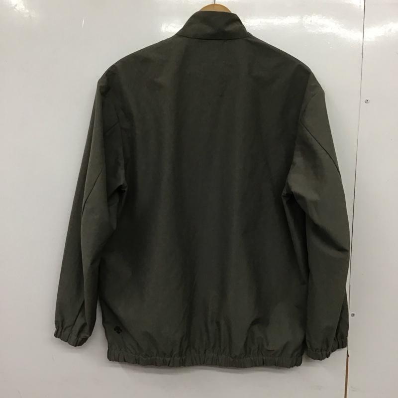 デサント DESCENTE ジャケット、上着 ジャンパー、ブルゾン ジップアップジャケット ナイロンジャケット アウター S 無地 カーキ / カーキ /  メンズ USED 古着 中古 10149209