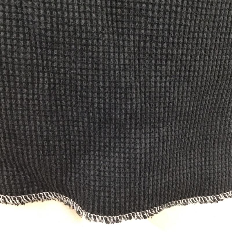 チャンピオン Champion カットソー 長袖 長袖カットソー ヘンリーネックカットソー ロングスリーブカットソー プリントTシャツ M ロゴ、文字 黒 / ブラック /  メンズ USED 古着 中古 10119008