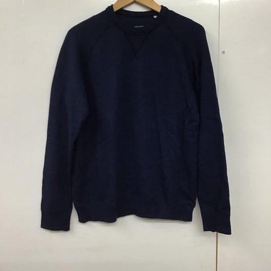 ハリウッドランチマーケット H.R MARKET トレーナー 長袖 長袖トレーナー スウェット クルーネック プルオーバー 1 無地 紺 / ネイビー /  メンズ USED 古着 中古 10141796