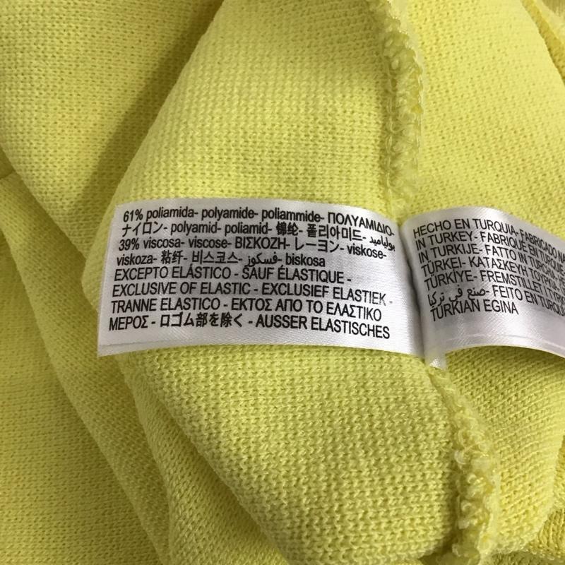 ザラ ZARA ワンピース ひざ丈スカート 3859 025 300 ボックススカート タグ付き M 無地 黄 / イエロー /  レディース USED 古着 中古 10117706