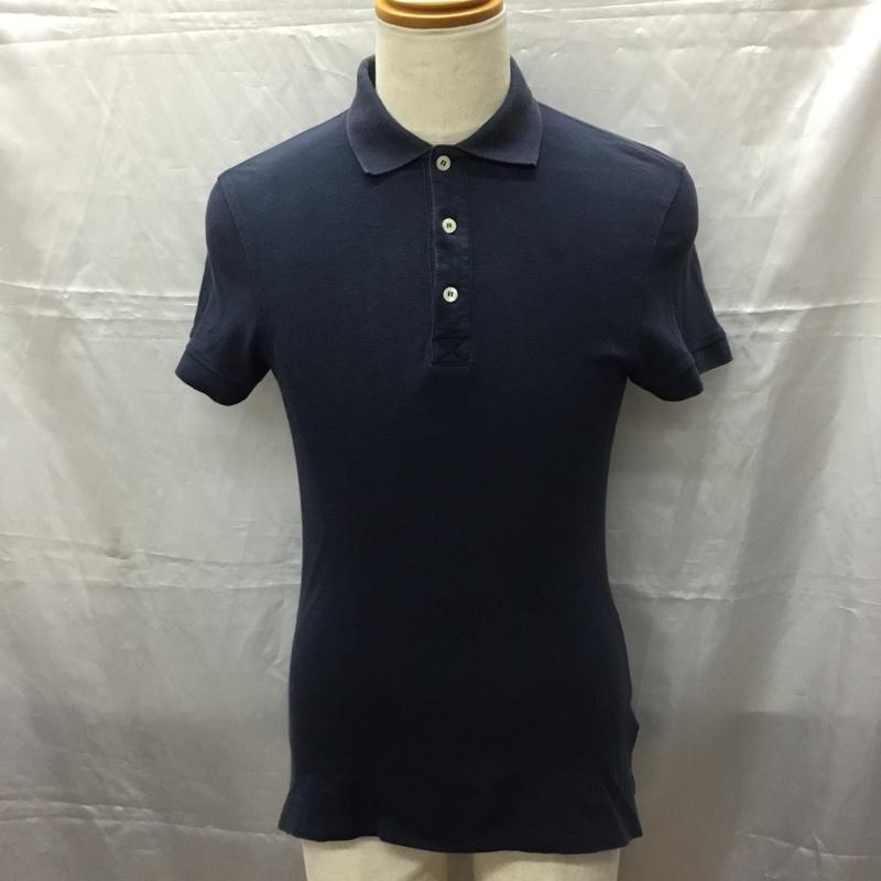 ヘンネスアンドモーリッツ H&M ポロシャツ 半袖 半袖ポロシャツ カラーシャツ 半袖カットソー XS 無地 紺 / ネイビー /  メンズ USED 古着 中古 10112288