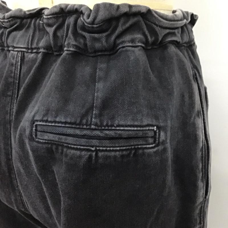 ザラ ZARA パンツ デニム、ジーンズ 5862 059 800 ハイウエスト 無地 黒 / ブラック /  レディース USED 古着 中古 10109723