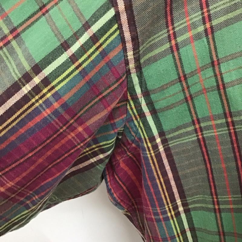 ラルフローレン RALPHLAUREN シャツ、ブラウス 長袖 長袖シャツ チェックシャツ ボタンダウンシャツ カジュアルシャツ 古着 L チェック マルチカラー / マルチカラー /  メンズ USED 古着 中古 10106635