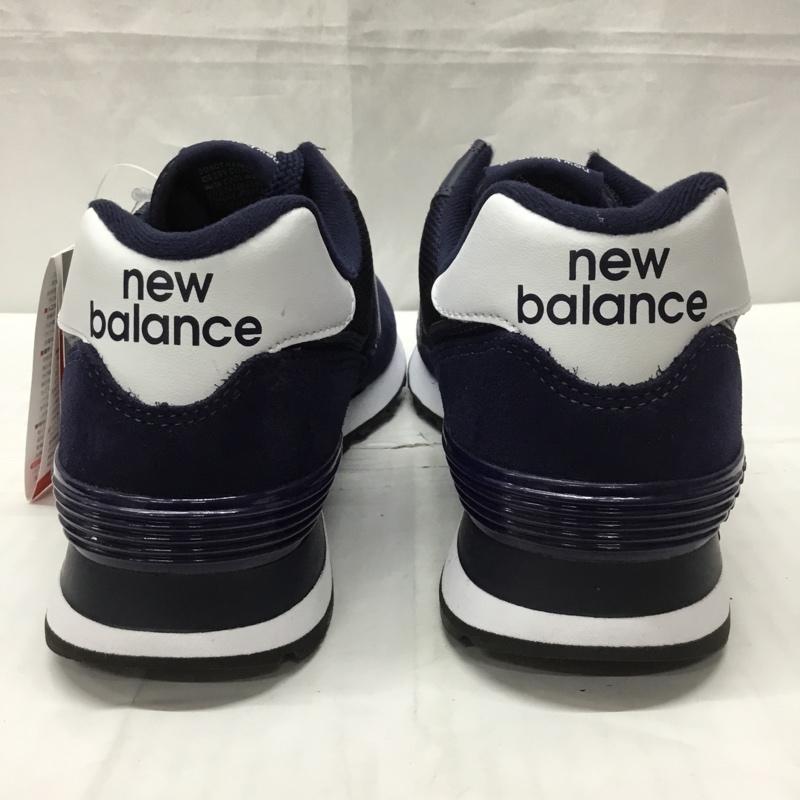 ニューバランス New Balance スニーカー スニーカー ML574EN2 タグ付き 26cm 26.0cm ロゴ、文字 紺 / ネイビー / X 白 / ホワイト /  メンズ USED 古着 中古 10110188