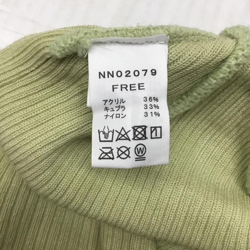 ザノースフェイス THE NORTH FACE 帽子 ニット帽 NN02079 アクティブサマービーニー FREE ロゴ、文字 薄緑 / ライトグリーン /  メンズ USED 古着 中古 10114726