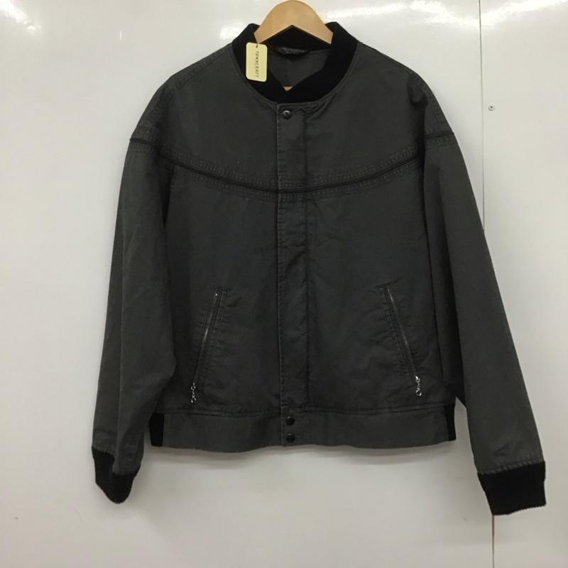 タウンクラフト TOWNCRAFT ジャケット、上着 ジャケット、ブレザー tc26s01000 BLACKDERBYJACKET アウター L 無地 ダークグレー / ダークグレー /  メンズ USED 古着 中古 10148178