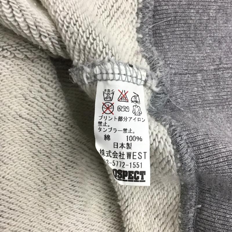 プロスペクト PROSPECT パーカー 長袖 長袖パーカー フード付きパーカー プリントスウェット トレーナー M ロゴ、文字 灰 / グレー /  メンズ USED 古着 中古 10124485