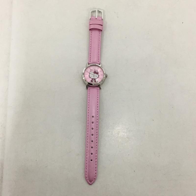 シチズン CITIZEN 腕時計 アナログ（クォーツ式） 0003N001 ハローキティ Hello Kitty キャラクター 桃 / ピンク /  レディース USED 古着 中古 10144137