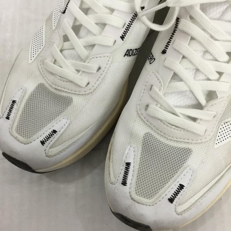 アディダス adidas スニーカー スニーカー GY2586 ADIZERO BOSTON 11 ランニングシューズ 27cm 27.0cm ロゴ、文字 白 / ホワイト /  メンズ USED 古着 中古 10123796