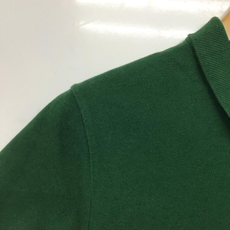 ラルフローレン RALPHLAUREN ポロシャツ 半袖 半袖ポロシャツ カラーシャツ 半袖カットソー XL ロゴ、文字 緑 / グリーン /  メンズ USED 古着 中古 10145525