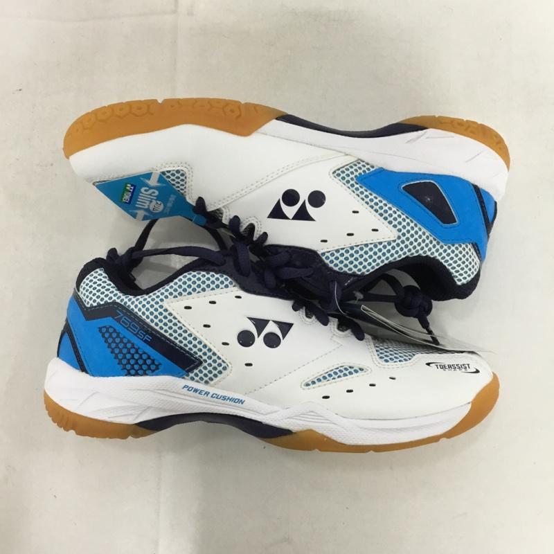 ヨネックス YONEX スニーカー スニーカー SHB769SF パワークッション769SF バドミントンシューズ 24.5cm 箱有 24.5cm ロゴ、文字 白 / ホワイト / X 青 / ブルー / X 紺 / ネイビー /  レディース USED 古着 中古 10147948