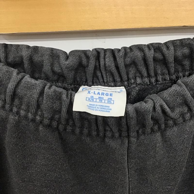 チャンピオン Champion パンツ ワークパンツ、ペインターパンツ ワークパンツ ワイドパンツ カジュアルパンツ スウェットパンツ XL 無地 黒 / ブラック /  メンズ USED 古着 中古 10140469