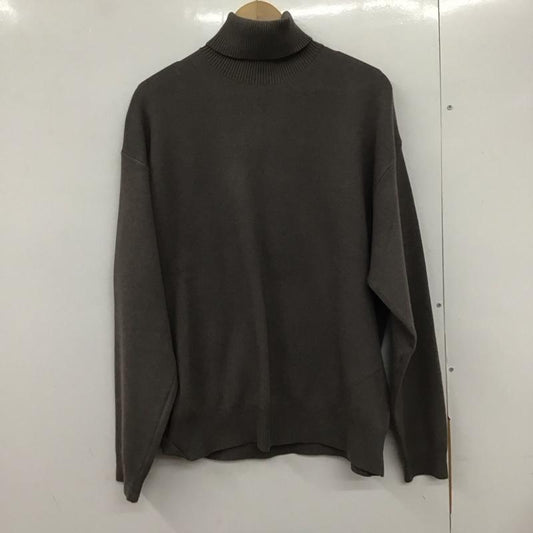 ザラ ZARA ニット、セーター 長袖 長袖ニットカットソー タートルネック セーター XL 無地 灰 / グレー /  メンズ USED 古着 中古 10133235