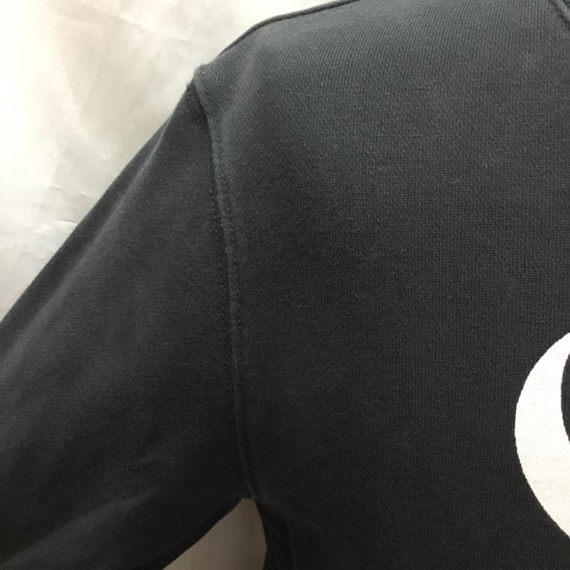 サタデーズ ニューヨークシティ Saturdays NYC トレーナー 長袖 長袖トレーナー スウェット クルーネック リブスウェットカットソー S ロゴ、文字 黒 / ブラック /  メンズ USED 古着 中古 10121919