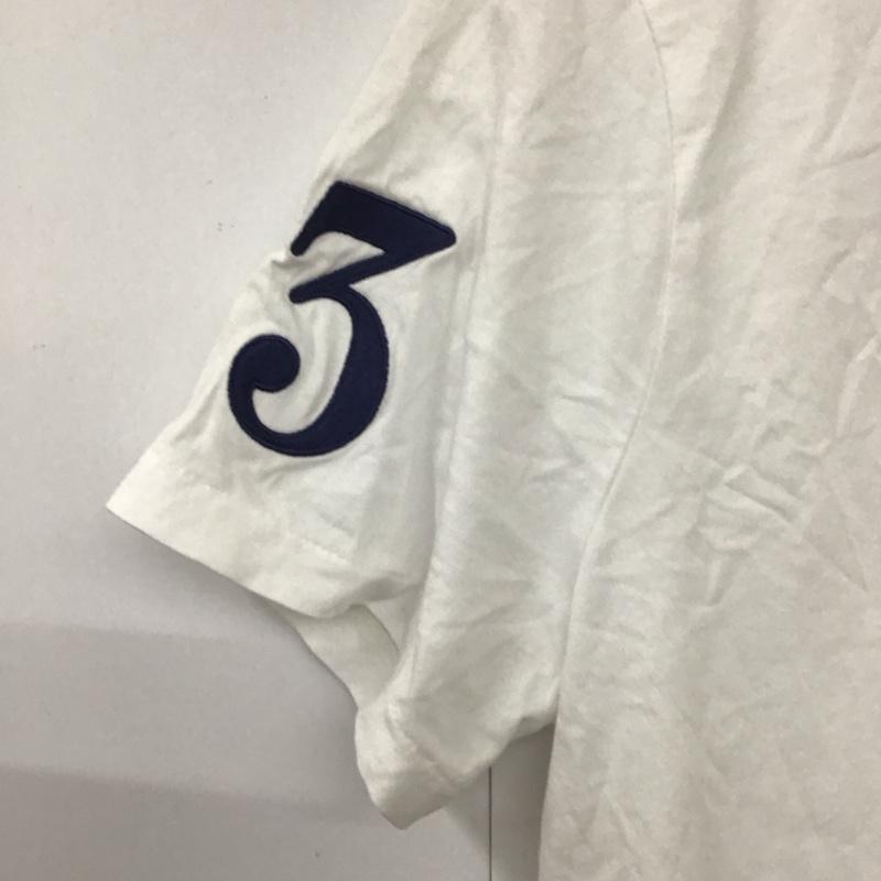 ポロラルフローレン POLO RALPH LAUREN Tシャツ 半袖 半袖カットソー プリントTシャツ クルーネックカットソー L ロゴ、文字 白 / ホワイト /  メンズ USED 古着 中古 10130735
