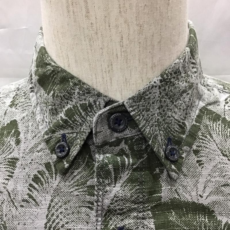 エディーバウアー Eddie Bauer シャツ、ブラウス 半袖 半袖シャツ ボタンダウンシャツ カジュアルシャツ S 総柄 マルチカラー / マルチカラー /  メンズ USED 古着 中古 10111029