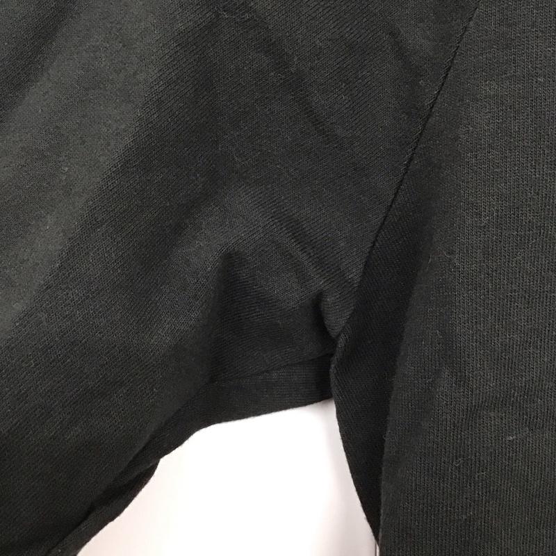 チャンピオン Champion カットソー 七分袖 七分丈カットソー クルーネックカットソー ラグラン M 無地 黒 / ブラック /  メンズ USED 古着 中古 10128774