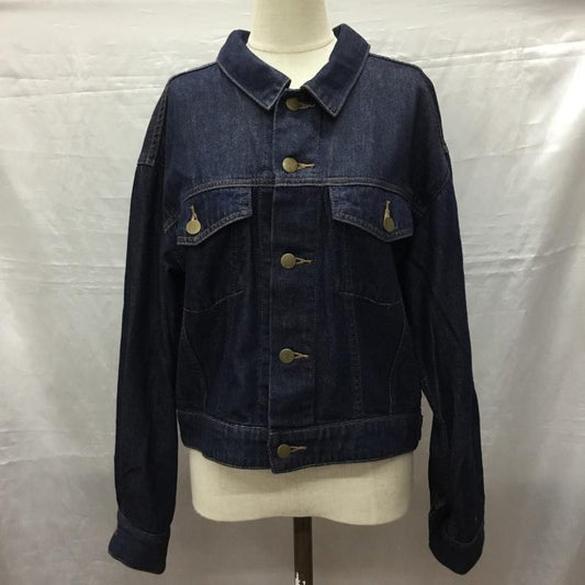 マジェスティックレゴン MAJESTIC LEGON ジャケット、上着 ジャケット、ブレザー 1085070903 バックレースアップGジャン M 無地 インディゴ / インディゴ /  レディース USED 古着 中古 10118362