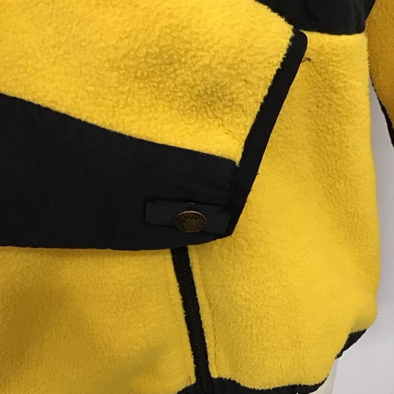 ザノースフェイス THE NORTH FACE ジャケット、上着 ジャンパー、ブルゾン ジップアップジャケット ジャンパー フリースジャケット M ロゴ、文字 黄 / イエロー /  メンズ USED 古着 中古 10115929
