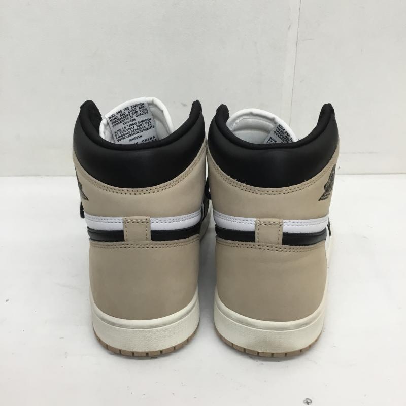 ナイキ NIKE スニーカー スニーカー FD2596-021 AIR JORDAN 1 RETORO HI OG 29.0cm ロゴ、文字 ベージュ / ベージュ / X 白 / ホワイト / X 黒 / ブラック /  メンズ USED 古着 中古 10118270