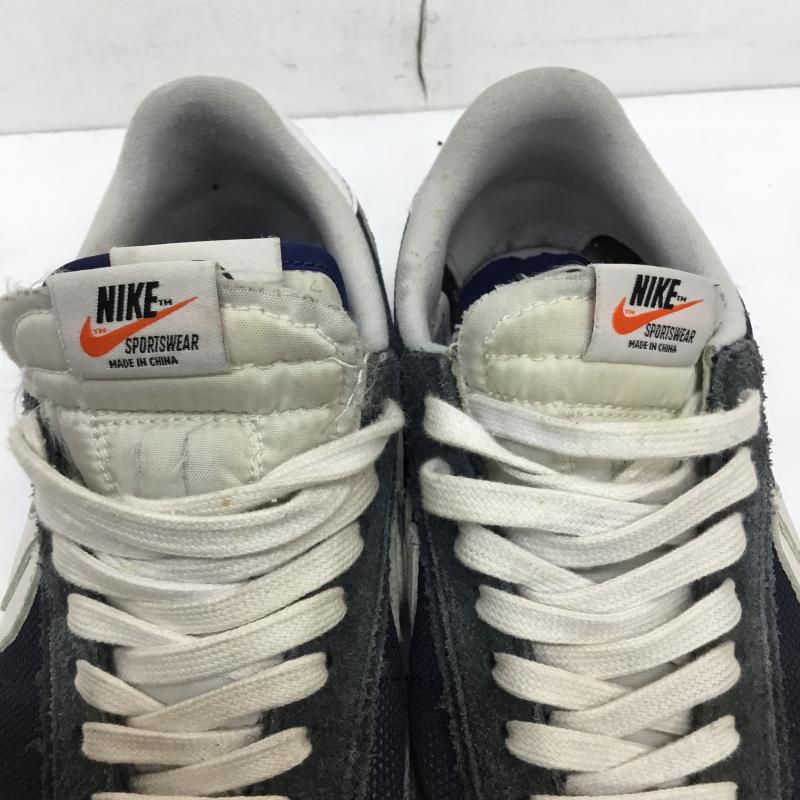 ナイキ NIKE スニーカー スニーカー DH2684-400 Fragment × sacai × Nike LD Waffle Blackended Blue フラグメント × サカイ × ナイキ LD ワッフル ブラックエンデッド ブルー 27.5cm ロゴ、文字 紺 / ネイビー / X 白 / ホワイト /  メンズ USED 古着 中古 10124092