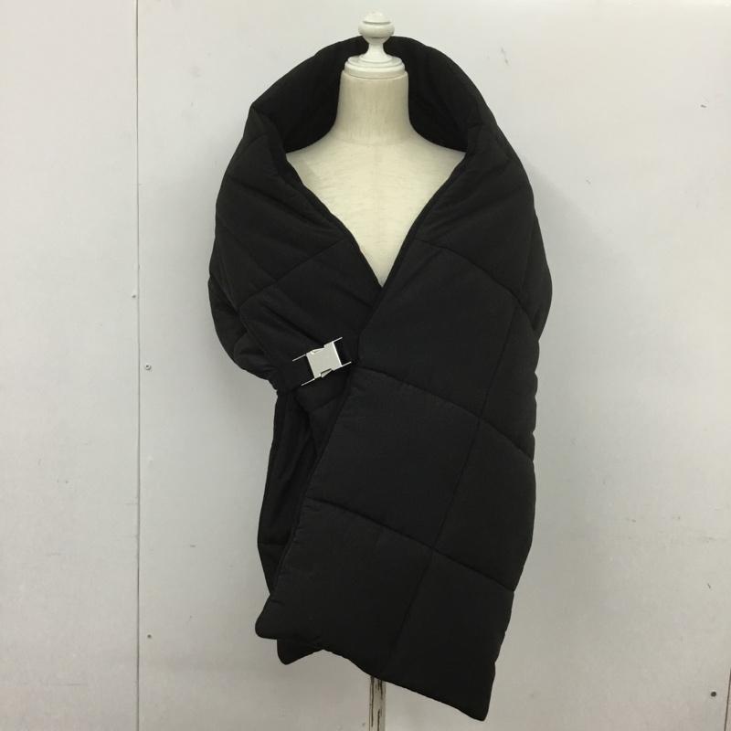 ザラ ZARA ストール ストール一般 6518 201 800 キルティング ショール 無地 黒 / ブラック /  レディース USED 古着 中古 10133547