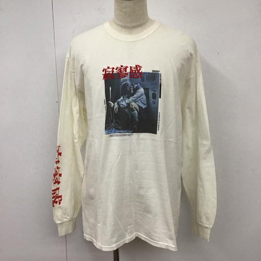 レジェンダ LEGENDA カットソー 長袖 長袖カットソー クルーネックカットソー ロングスリーブカットソー プリントTシャツ プリント 白 / ホワイト /  メンズ USED 古着 中古 10118301