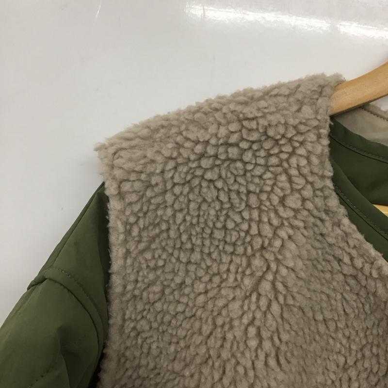 ダブルクローゼット w closet コート コート一般 リバーシブル ボア FREE 無地 薄緑 / ライトグリーン /  レディース USED 古着 中古 10145036