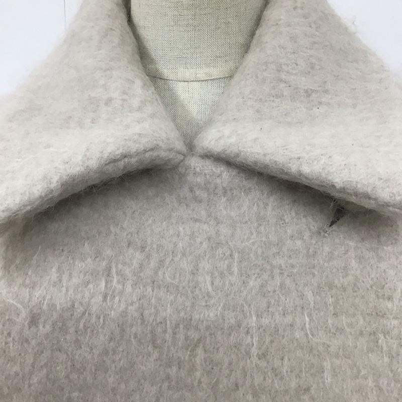 アメリ AMERI コート コート一般 01220761140 DEFORMATION COLLAR SHAGGY COAT M 無地 グレージュ / グレージュ /  レディース USED 古着 中古 10109601