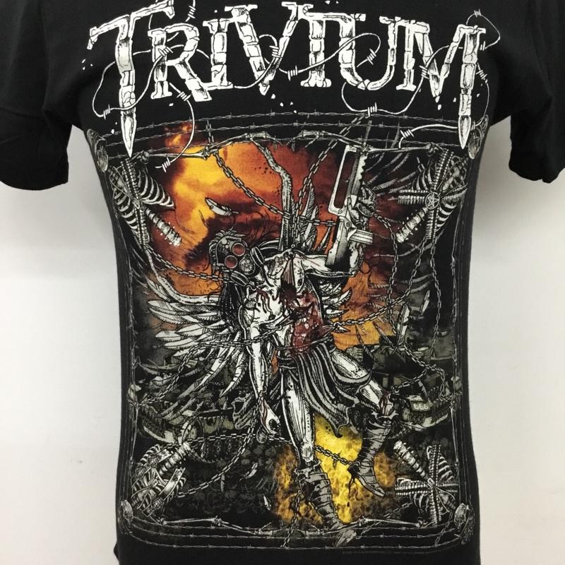 古着 USED Tシャツ 半袖 TRIVIUM バンドTシャツ S プリント 黒 / ブラック /  メンズ USED 古着 中古 10119848