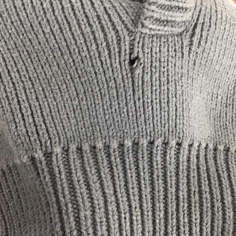 エルエルビーン L.L.Bean ニット、セーター 長袖 ジップアップニットジャケット 長袖ニットジャケット 無地 灰 / グレー /  メンズ USED 古着 中古 10143157