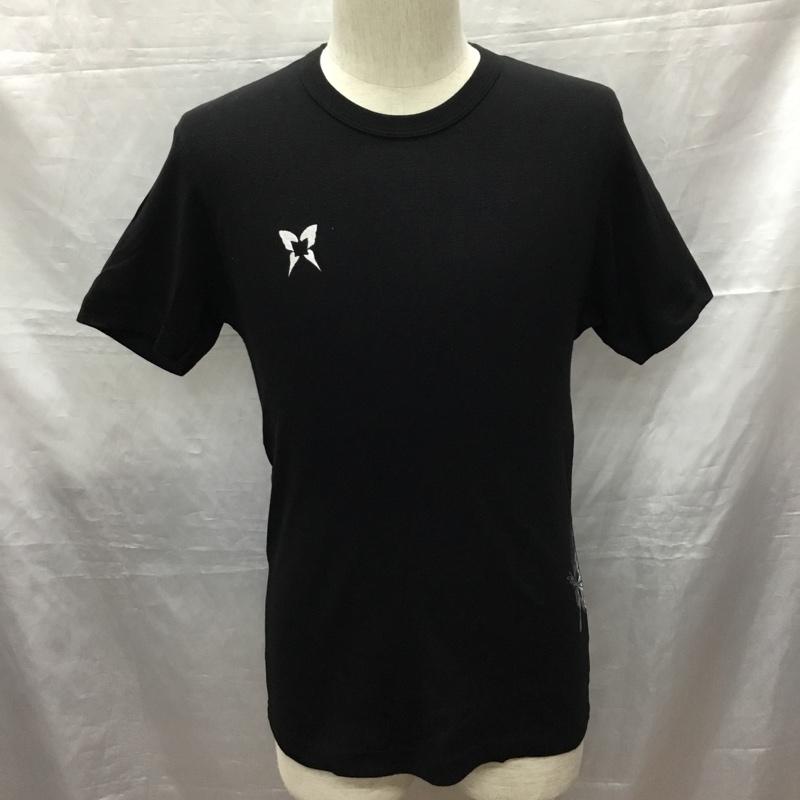 キリュウキリュウ kiryuyrik Tシャツ 半袖 半袖カットソー プリントTシャツ クルーネックカットソー S ロゴ、文字 黒 / ブラック /  メンズ USED 古着 中古 10120704