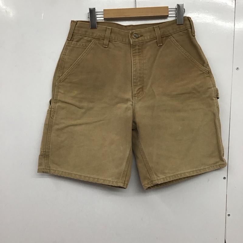 カーハート Carhartt パンツ ショートパンツ ショートパンツ ハーフパンツ カジュアルパンツ 無地 ベージュ / ベージュ /  メンズ USED 古着 中古 10145903