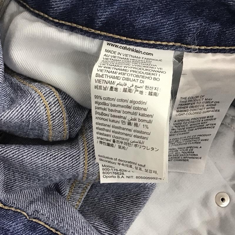 カルバン・クライン Calvin Klein パンツ デニム、ジーンズ 27インチ 無地 水色 / ライトブルー /  レディース USED 古着 中古 10140637