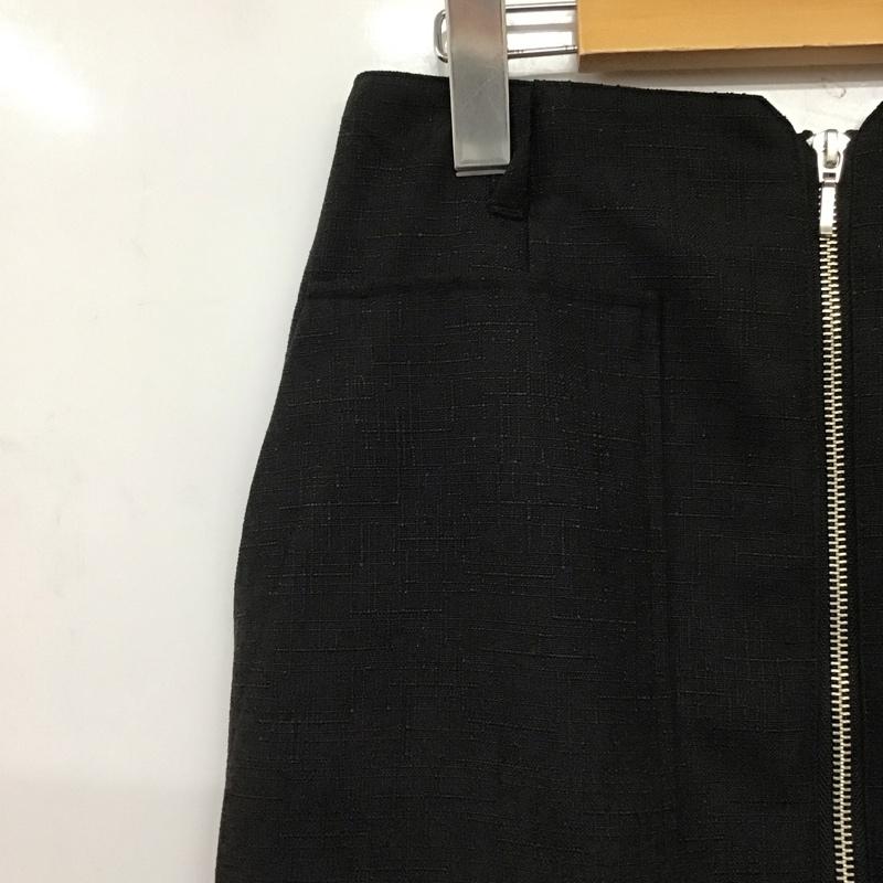 センスオブプレイスバイアーバンリサーチ SENSE OF PLACE by URBAN RESEARCH スカート ロングスカート AA45-25s105 スカート アウトポケットジップスカート M 無地 黒 / ブラック /  レディース USED 古着 中古 10144259