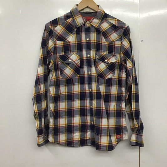 ディッキーズ Dickies シャツ、ブラウス 長袖 長袖シャツ チェックシャツ カラーシャツ M チェック マルチカラー / マルチカラー /  メンズ USED 古着 中古 10142624