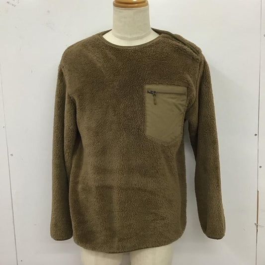 ユニクロ UNIQLO トレーナー 長袖 341-423111 Engineered Garments フリースプルオーバー M 無地 茶 / ブラウン /  メンズ USED 古着 中古 10124468