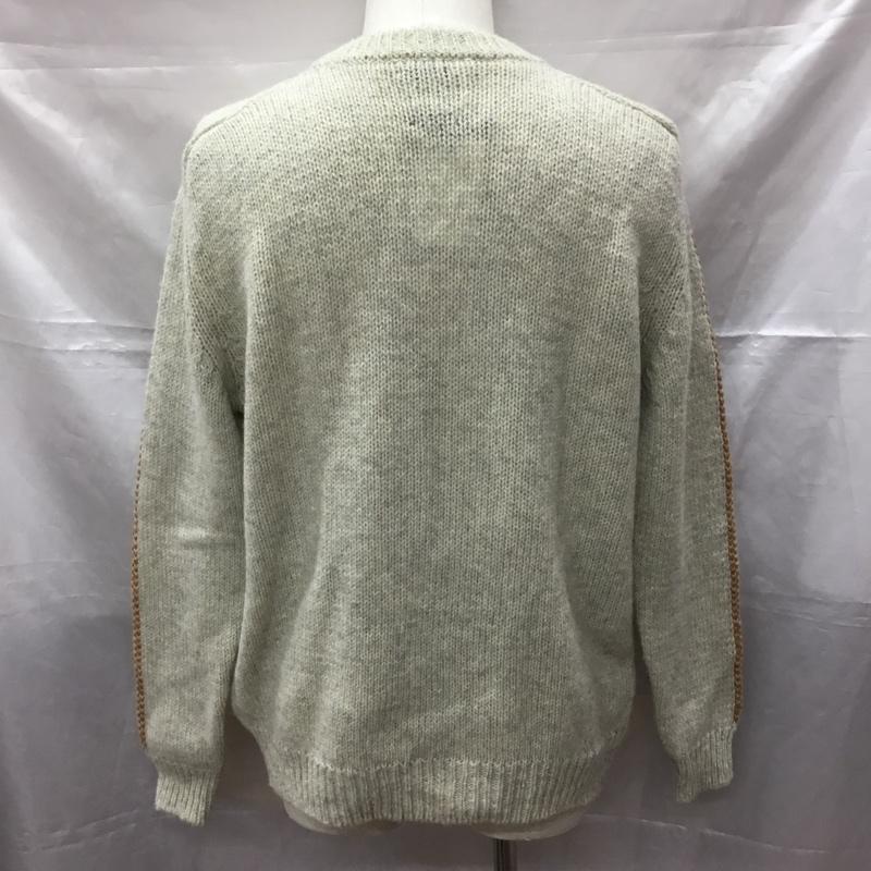 ムッシュー ラスネール MONSIEUR LACENAIRE ニット、セーター 長袖 長袖ニットカットソー ニット セーター クルーネックニット M 総柄 マルチカラー / マルチカラー /  メンズ USED 古着 中古 10113336