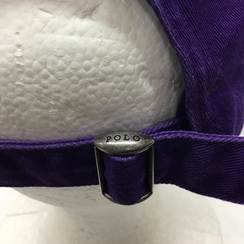 ポロバイラルフローレン Polo by RALPH LAUREN 帽子 キャップ コットン ワンポイント 紫 / パープル /  メンズ USED 古着 中古 10120006