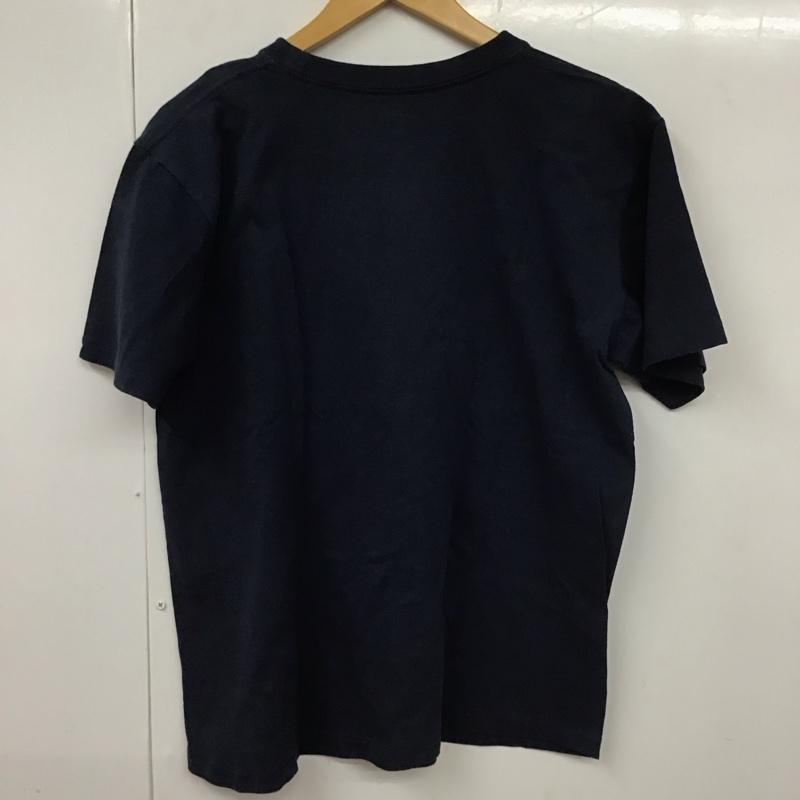 リー Lee Tシャツ 半袖 半袖カットソー プリントTシャツ クルーネックカットソー M プリント 紺 / ネイビー /  メンズ USED 古着 中古 10130929