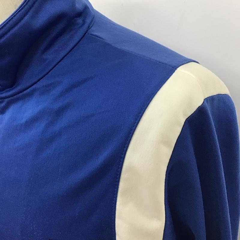 ナイキ NIKE ジャケット、上着 ジャンパー、ブルゾン ジップアップジャケット ジャンパー ジャージ 古着 スポーツウェア M ロゴ、文字 白 / ホワイト / X 青 / ブルー /  メンズ USED 古着 中古 10111624