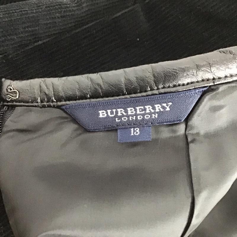 バーバリーロンドン Burberry London スカート ロングスカート 無地 黒 / ブラック /  レディース USED 古着 中古 10139966